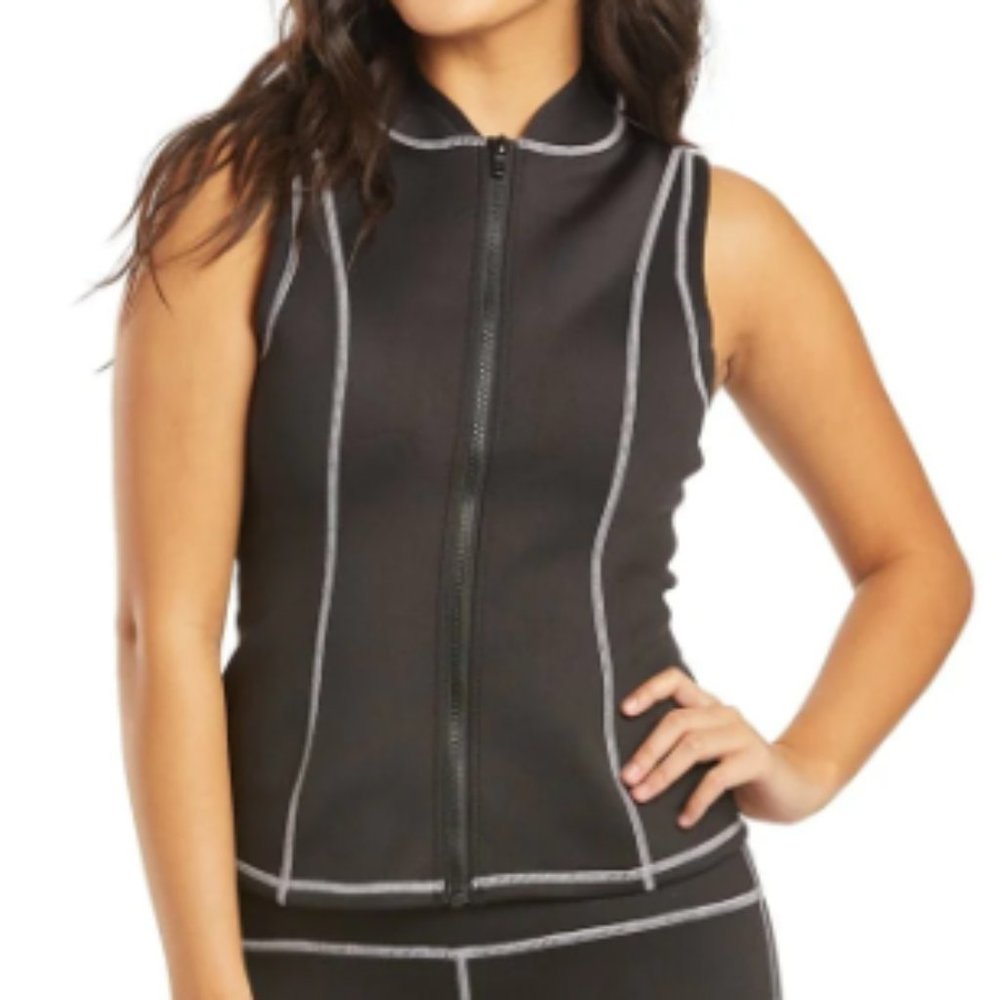 NEW Sporti Women's Neoprene Sleeveless Zip Front Vest UPF 50+